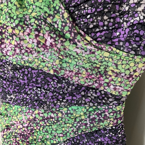 BCBG floral size 4 mini strapless dress - Picture 3 of 4